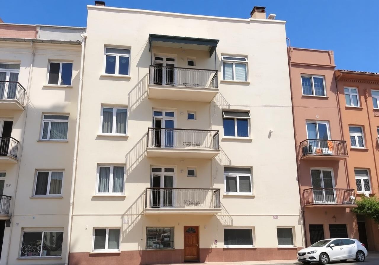 Reabilitação de fachada em Lisboa